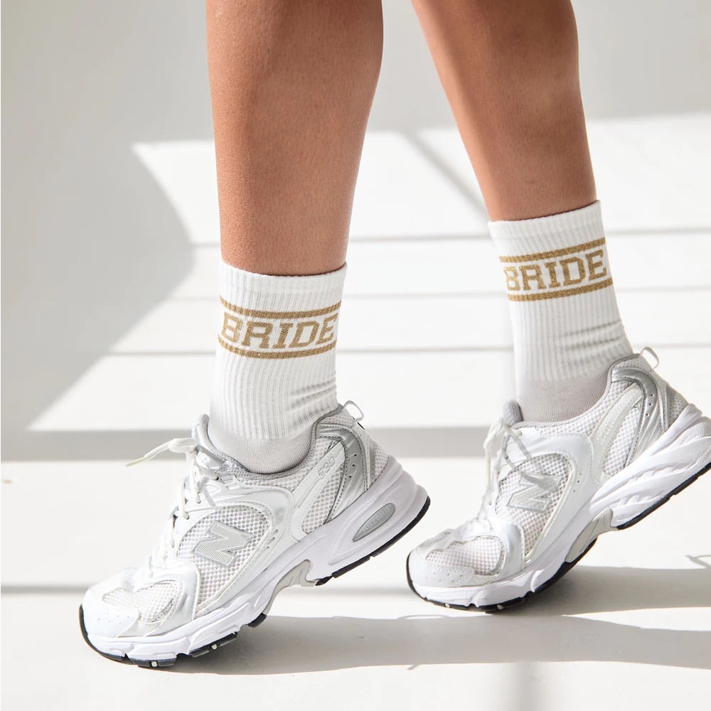 Six Stories Bride Socks - Gold